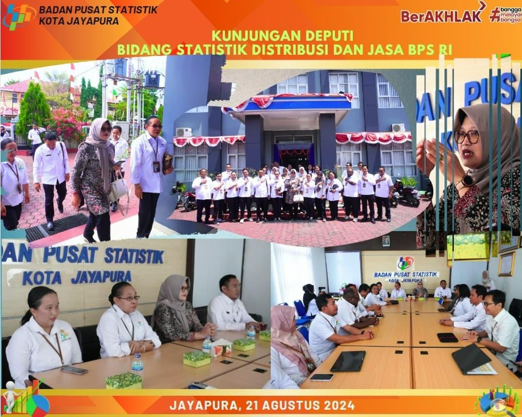 Kunjungan Deputi Bidang Statistik Distribusi dan Jasa BPS RI