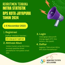 PEREKRUTAN CALON MITRA STATISTIK BPS TAHUN 2024