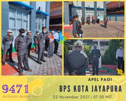 Apel Pagi, Senin 22 November 2021