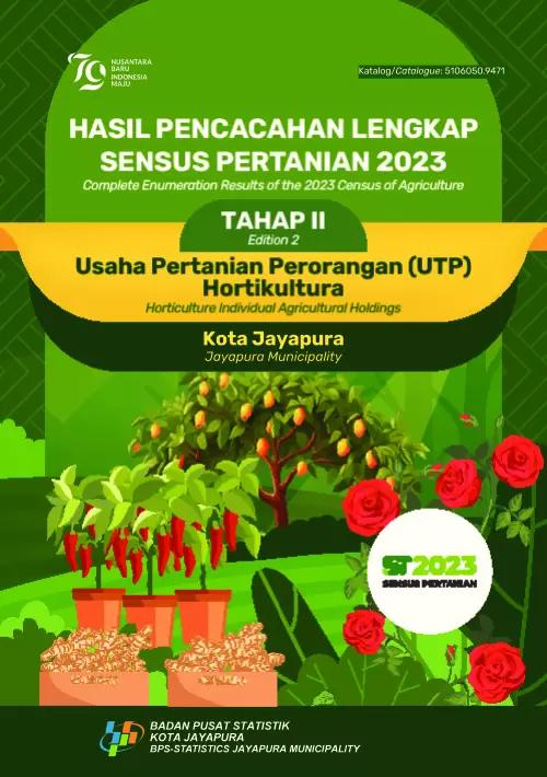 Hasil Pencacahan Lengkap Sensus Pertanian 2023 - Tahap II: Usaha Pertanian Perorangan (UTP) Hortikultura Kota Jayapura