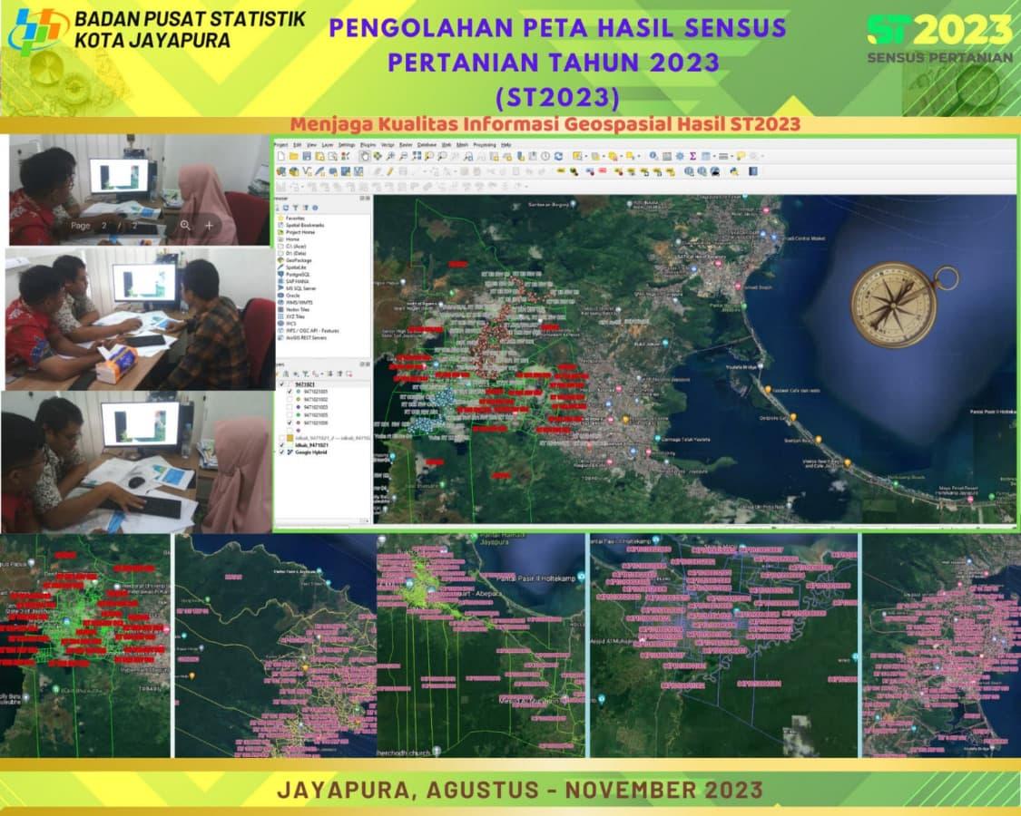 Pengolahan Peta dan Titik Bangunan Hasil ST2023