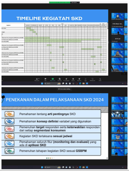 BPS KOTA JAYAPURA MENGIKUTI BRIEFING SURVEI KEBUTUHAN DATA TAHUN 2024