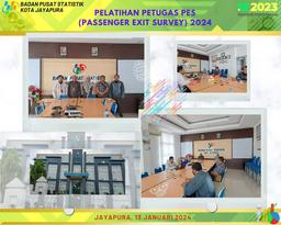 Pelatihan Petugas PES (Passenger Exit Survey) 2024 BPS Kota Jayapura