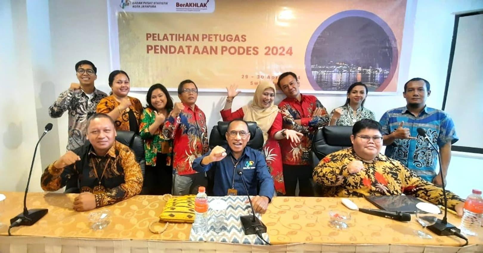 Pelatihan Petugas PODES 2024 Kota Jayapura