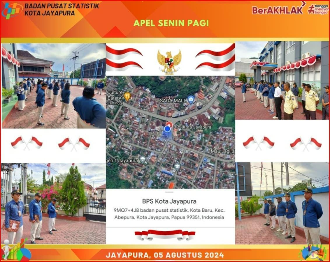 Apel Pagi - Komitmen Kegiatan Rutinan BPS Kota Jayapura