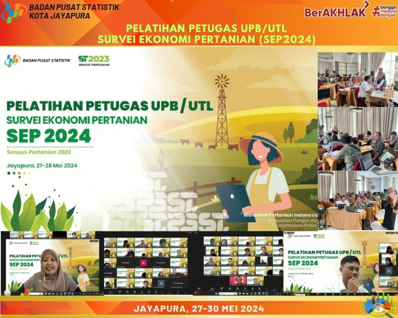 Pelatihan Petugas Survei Ekonomi Pertanian (SEP) 2024 UPB-UTL